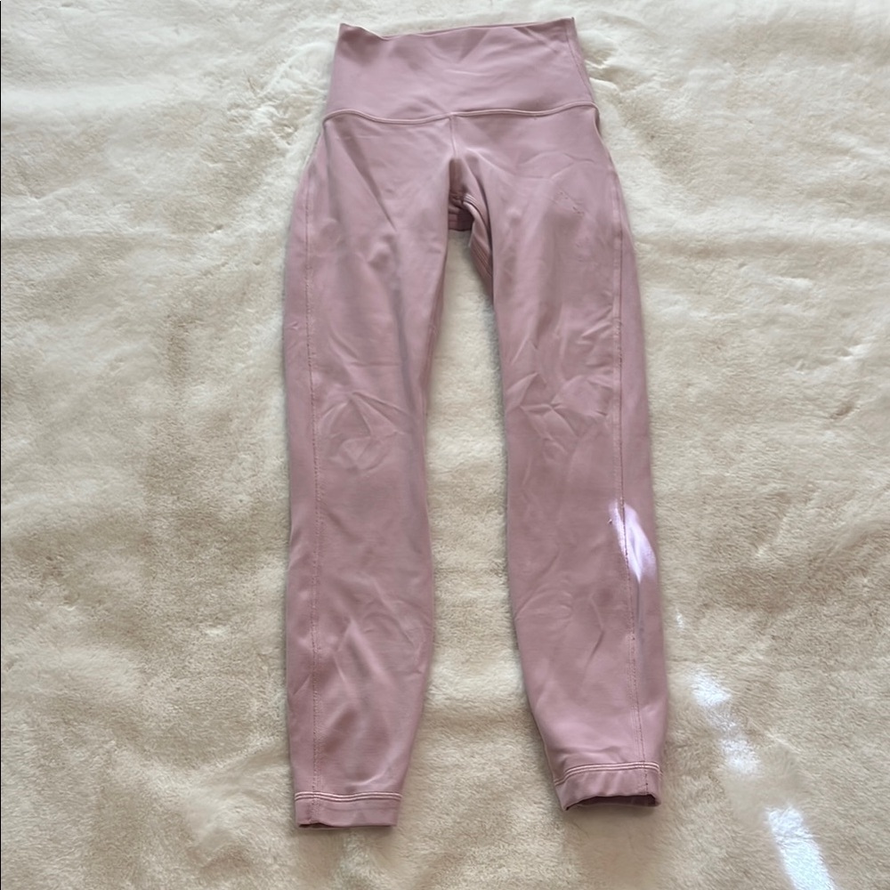 Lululemon Light Pink Double Align Leggings SZ 2